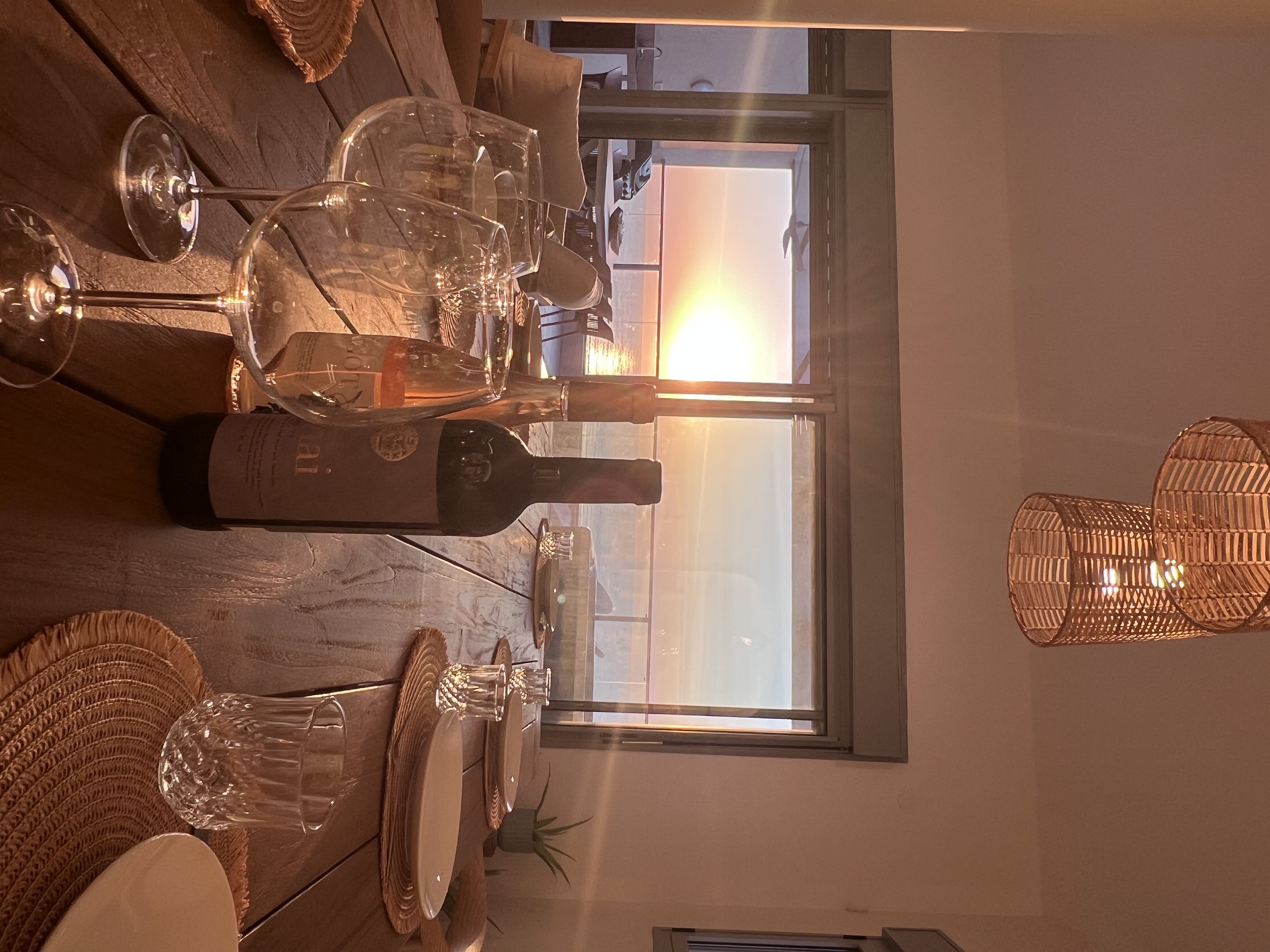 נוף שקיעה מהסלון